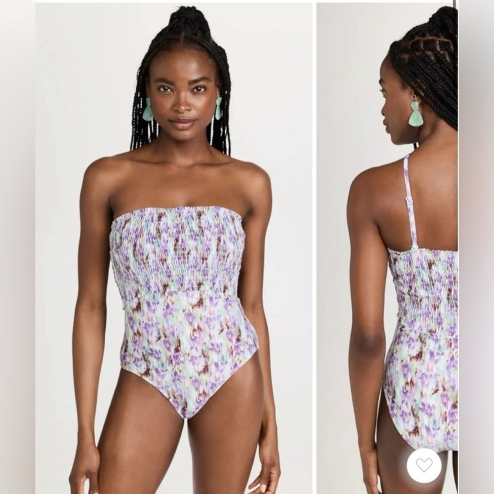 Tanya Taylor -NWT - Kendra Smocked One-Piece Lined 2X